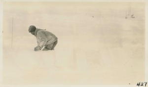 Image of Snow house building